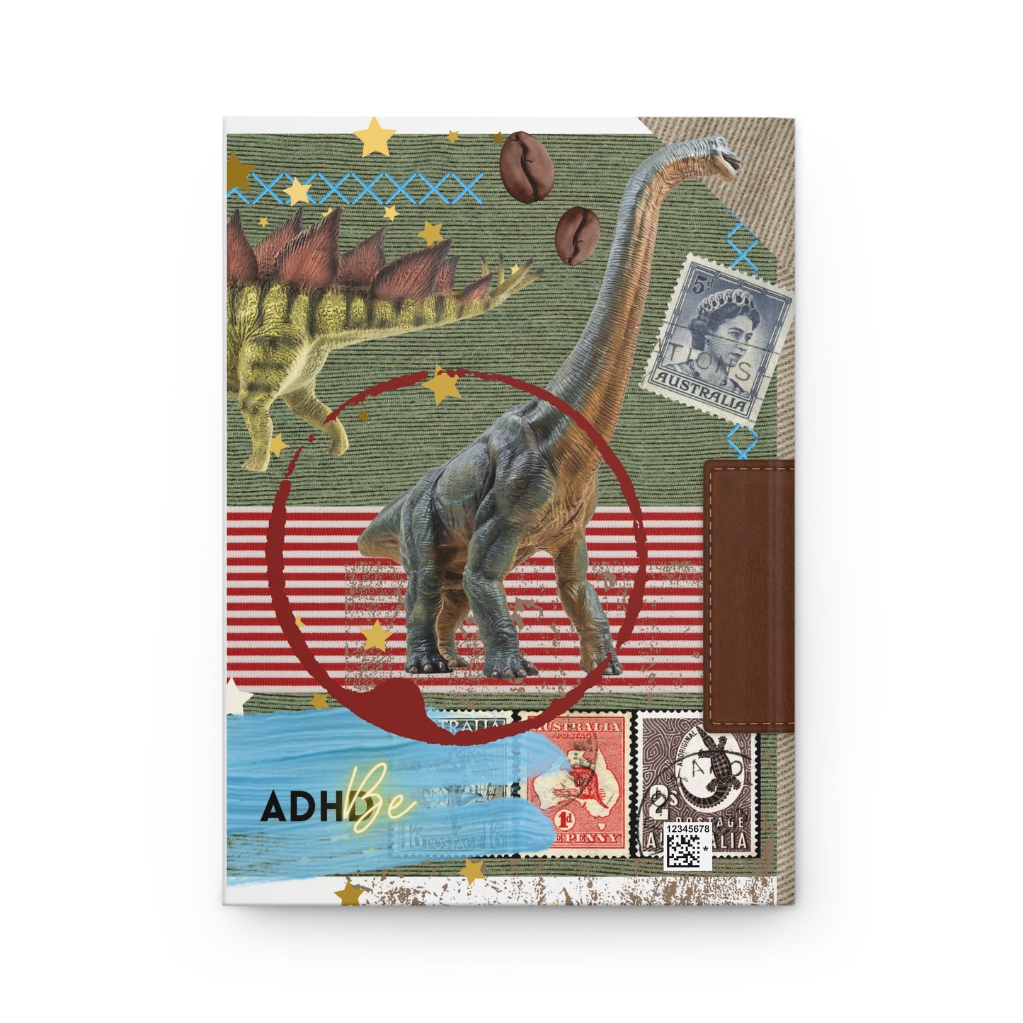 ADHD Be. 'Red T-Shirt' Hardcover Journal Matte