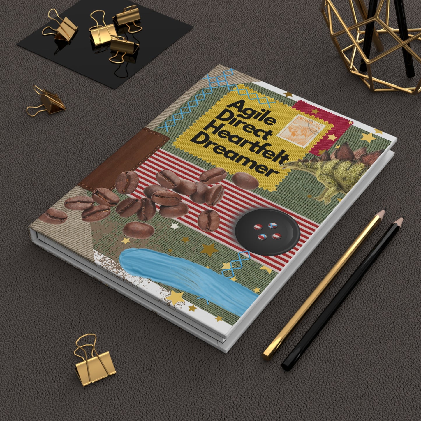 ADHD Be. 'Red T-Shirt' Hardcover Journal Matte