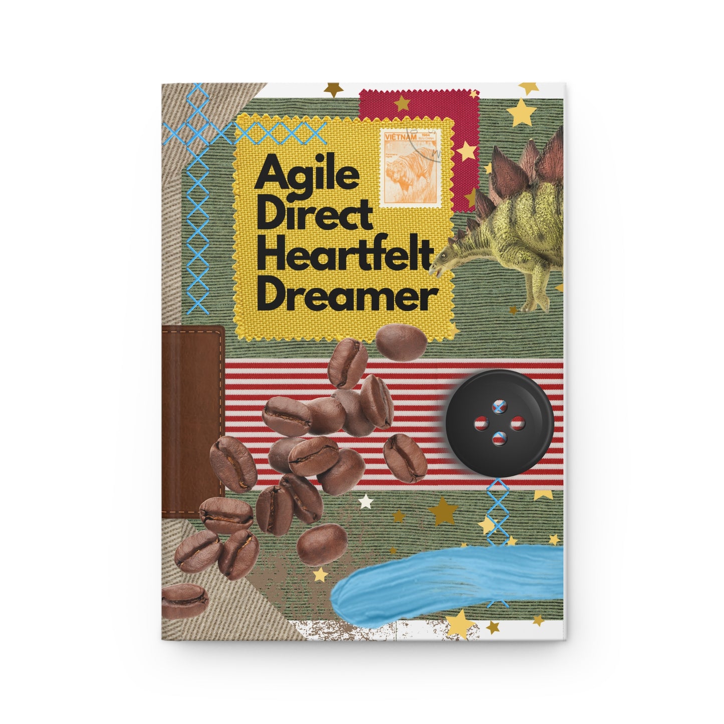 ADHD Be. 'Red T-Shirt' Hardcover Journal Matte